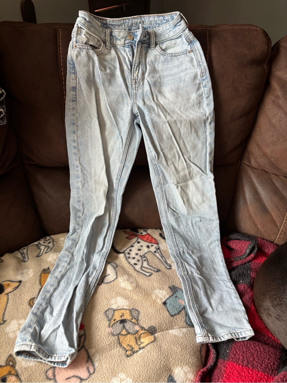 American Eagle Light Wash Women's Jeans - Classic Straight Fit